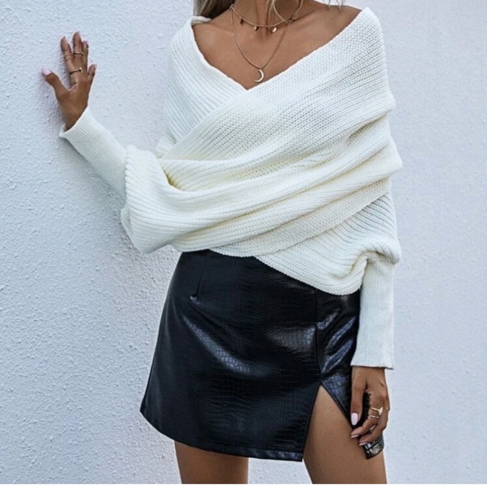 Chunky knit sweater